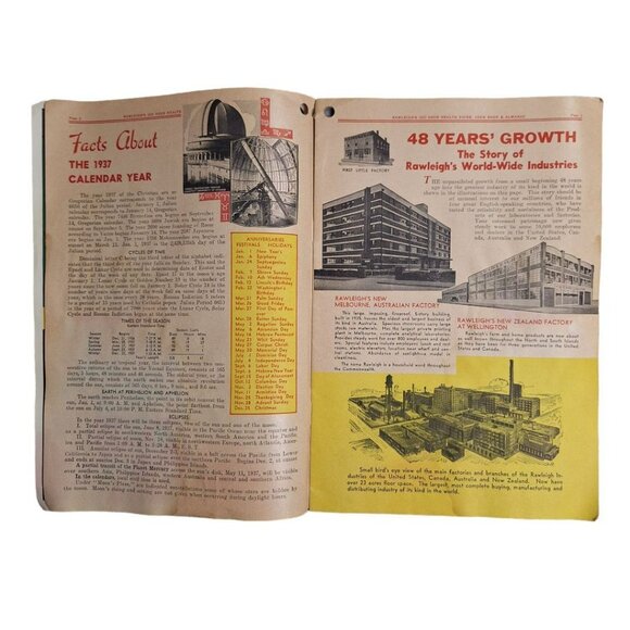 Rawleighs Good Health Guide Almanac 1937 Cook Book Recipes Articles Home Farm - Picture 4 of 8